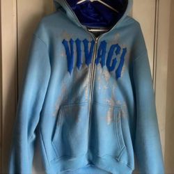 Blue Vivaci Zip-up Jacket