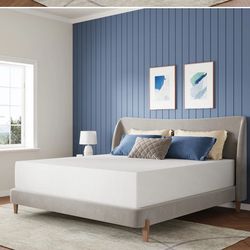 Cali King Memory Foam Mattress With Double Box Spring