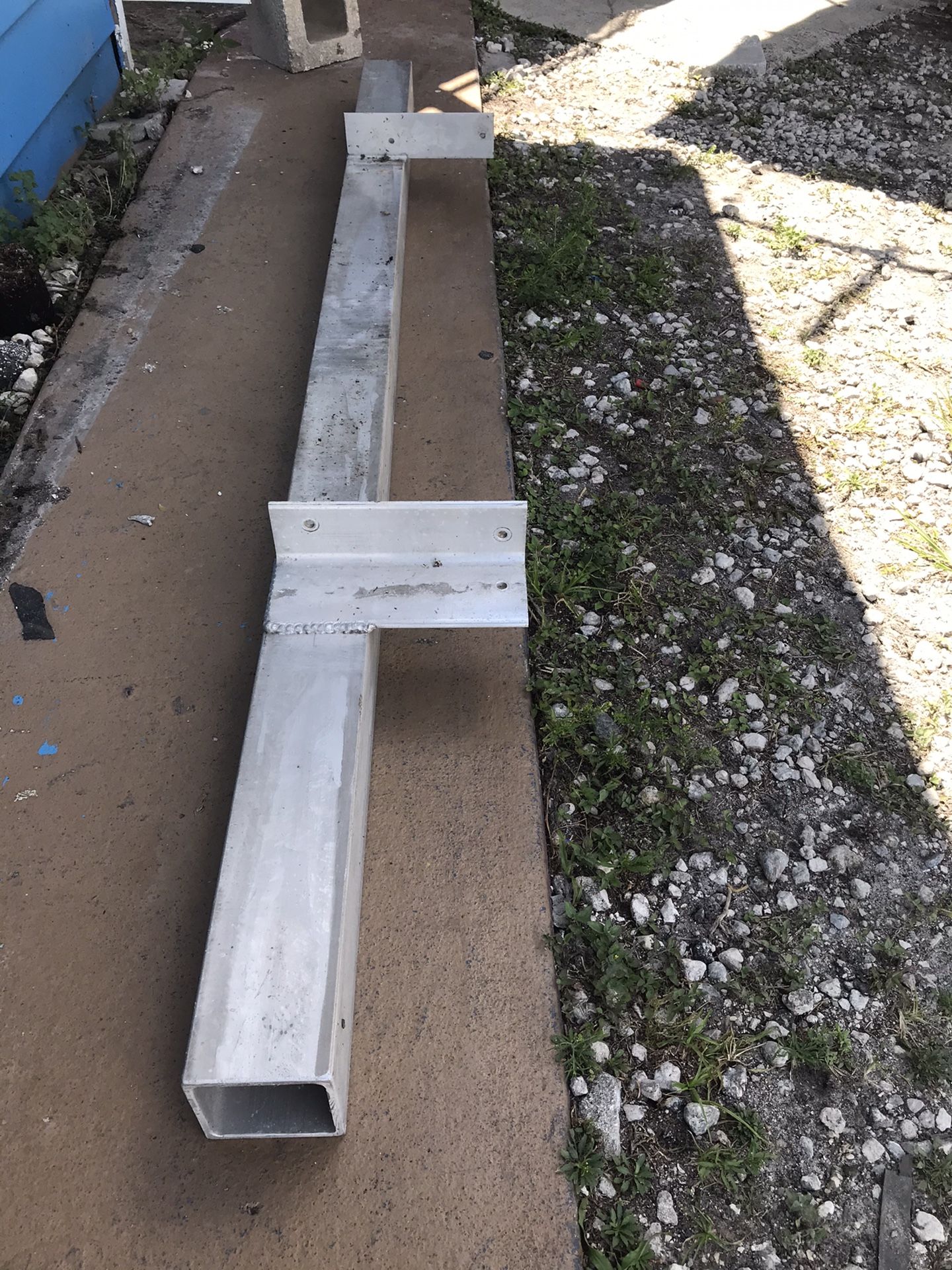 Fabricated Aluminum Bumper 7ft long