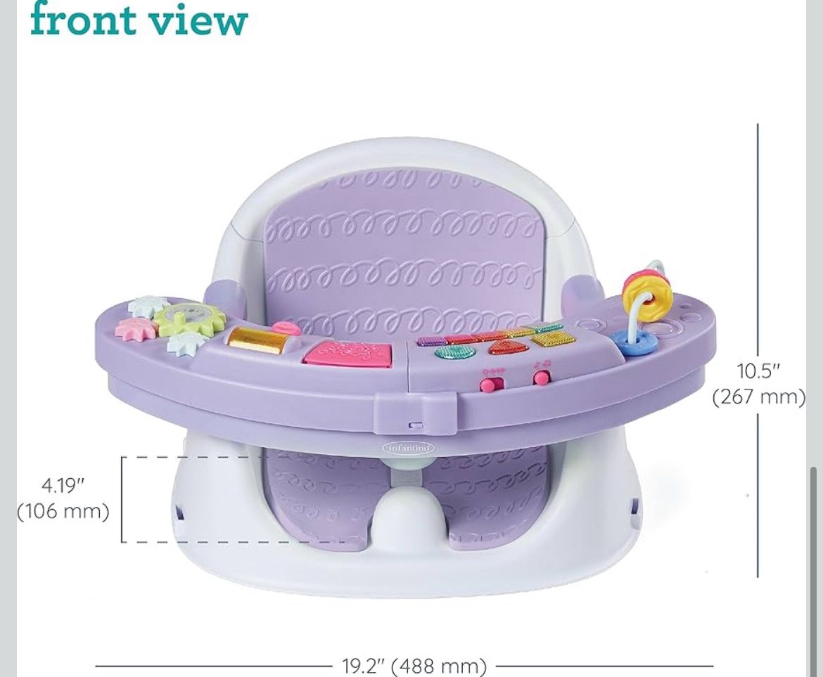 Infantino Music & Lights 3-in-1 Discovery Seat and Booster