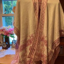 Poncho De Lana De alpaca 