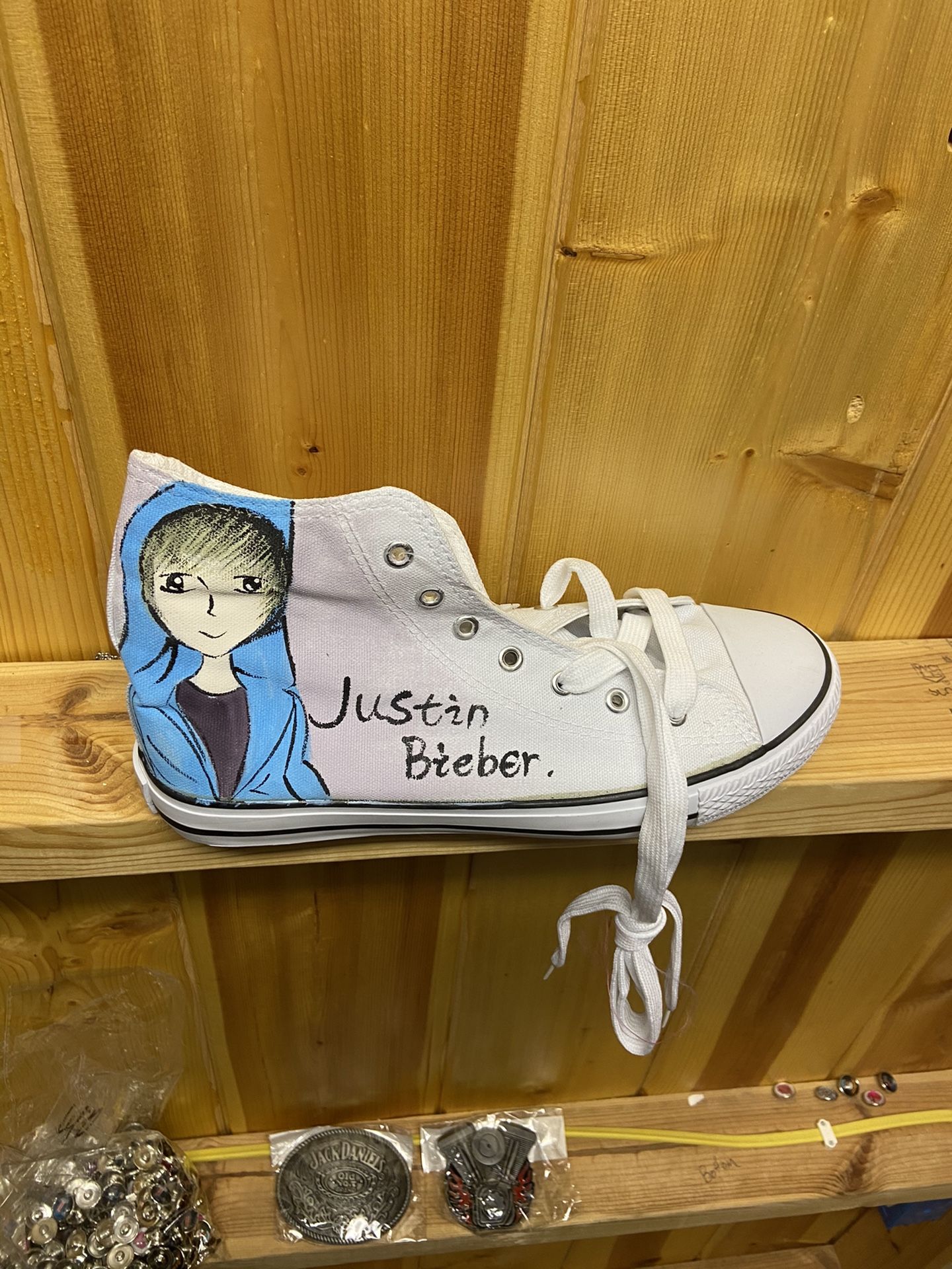 Brand new Justin Bieber Custom Made shoes