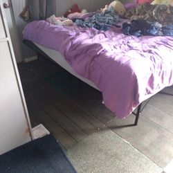 King Size Frame Bed Black