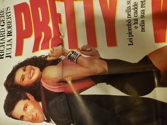 Movie poster first edition Italy version pretty woman,super rare!
