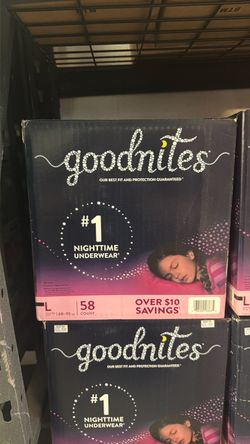 Goodnites Nighttime Underwear Size L 58 Count