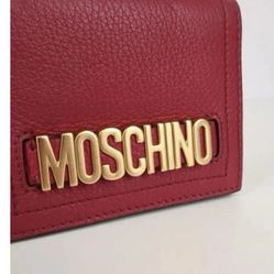 Moschino Women’s  Leather Wallet . New With Box 
