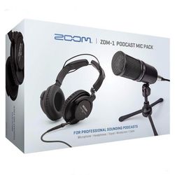 Zoom ZDM-1 Podcast Mic Pack, Podcast Dynamic Microphone, High Quality Headphones, Tripod, Windscreen, XLR Cable, For Recording PodRetails $99.99 +tax