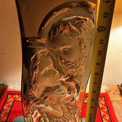 CUADRO ANTIGUO DE BRASS A RELIEVE 