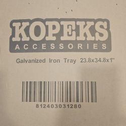 Kopeks Galvanized Iron Tray