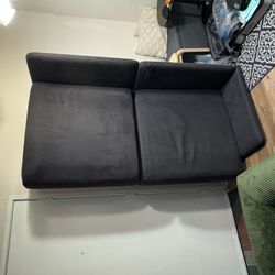 Ikea soderhamn section sofa with ottoman *discontinued charcoal color