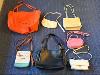 7 Women’s Handbags & Crossbody Bags Bundle