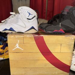 2009 Air Jordan 7 Retro Defining Moments Pack DMP Raptor 7s Magic 7s Size 7