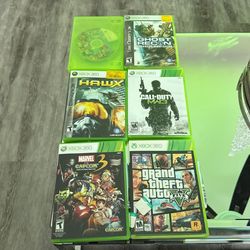 Lot Of 6 Xbox 360 Games With Game Inserts