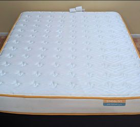 7 inch F,ull Size Simmons Slumberzzz Matt,ress and box spring. Free same-day delivery.