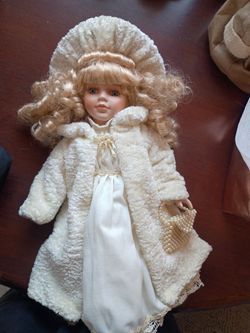 Fancy doll from a collection, clean