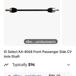 Cv Axel For Kids Forte Or Soul