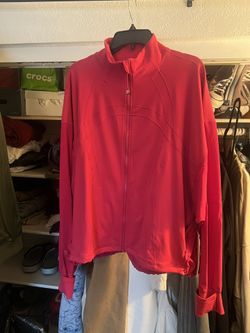 pink Lululemon define relaxed zip up