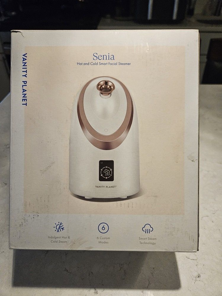 Vanity Planet Senia Hot & Cold Smart Facial Steamer – Brand New in Box
