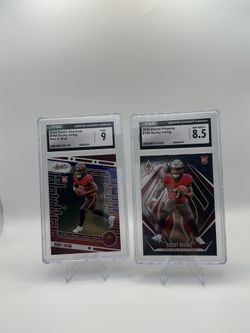 Buccaneers Slab Lot PSA and CGC Mike Evans, Baker Mayfield And Bucky Irving