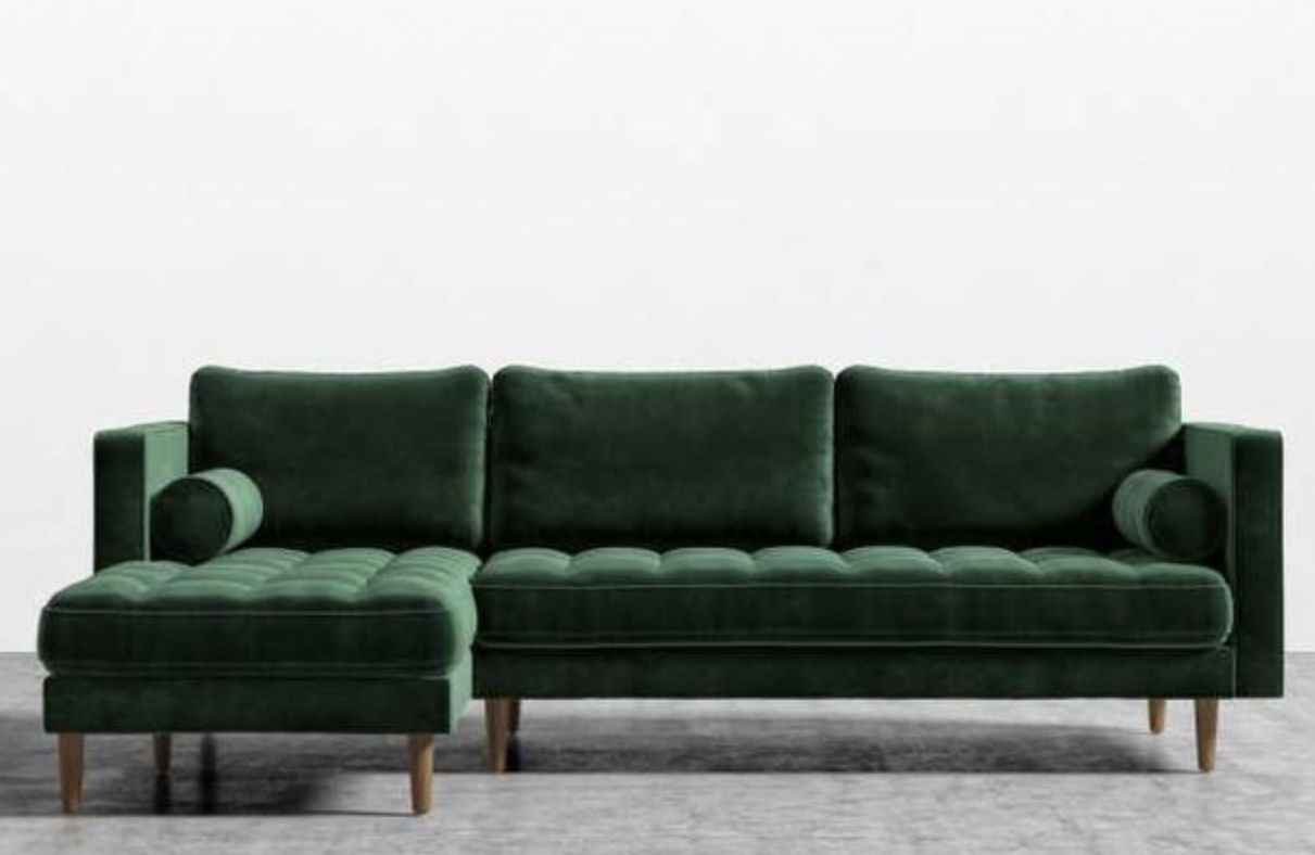 Green Sectional Sofa - Rove Concepts