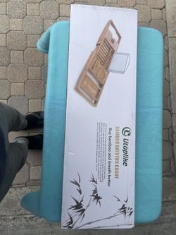 Bamboo Bathtub Caddy