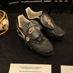 Spike Owens Signed Game Worn Cleats 