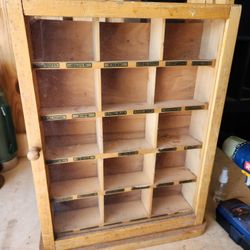 Vintage / Antique Small Paint Hardware Sample Display?