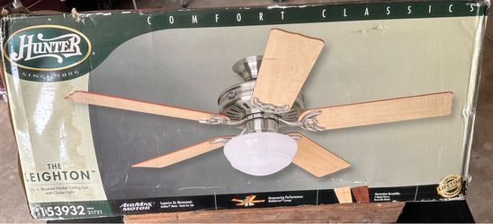 The Leighton - Hunter Ceiling Fan -NIB