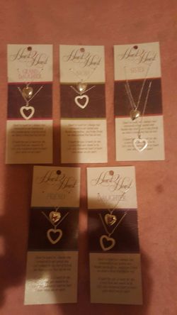 Jazzy B Heart to Heart matching pendants