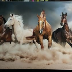 Running Horse Acrylic Picture