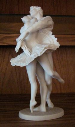 Antique 1974 Porcelain Ballet sculptures $200 both