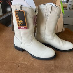 Ariat white Boots