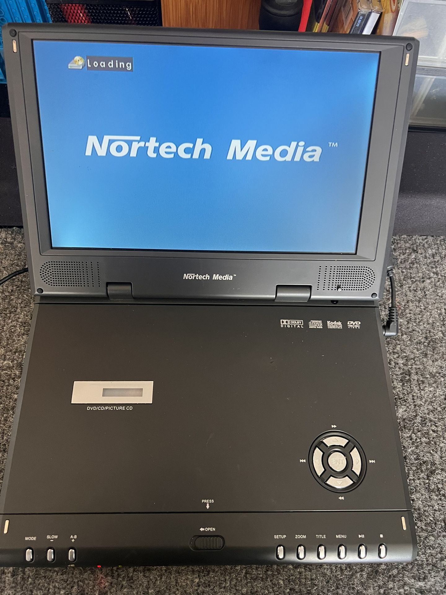 Nortech portable dvd player 