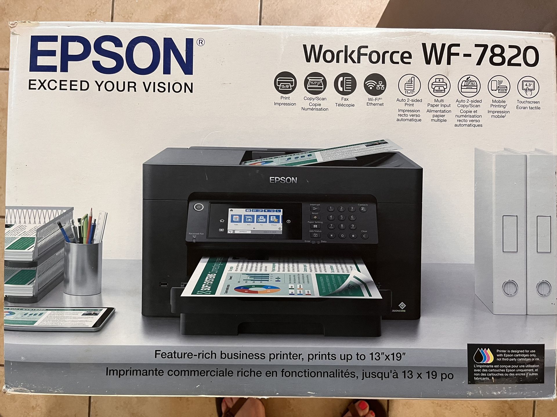 Epson WF 7820 Printer