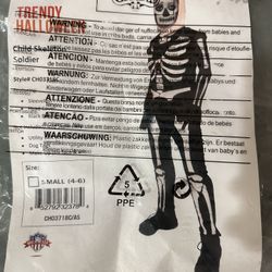 Kids Halloween Costume Child Skeleton Soldier “Skull Trooper”