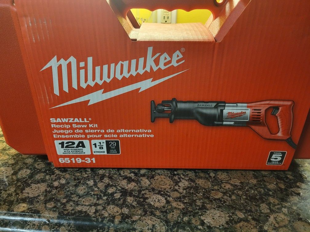 MILWAUKEE SAWZALL BRAND NEW