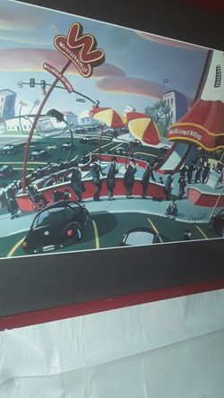 Buzz schott robbis at the Winnersnitchzel signed by the artist