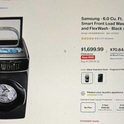 Samsung Washer & Dryer