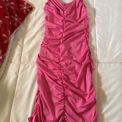 Hot Pink Party Dress