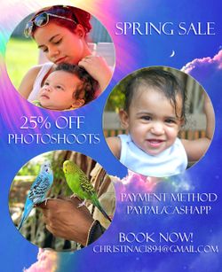 25% Off Photoshoots