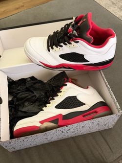 Jordan 5 retro low fire red