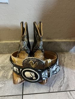 Botas De Niño Con Cinto