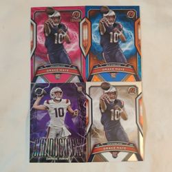4 Drake Maye Rookie Cards For 45 (Read Description)