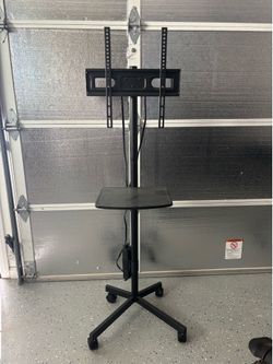Rolling Mobile TV Stand / Cart