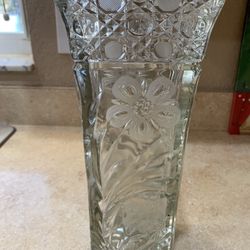 Glass Square Vase