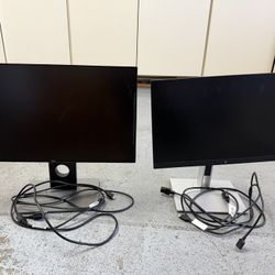 Dell and HP Computer monitors