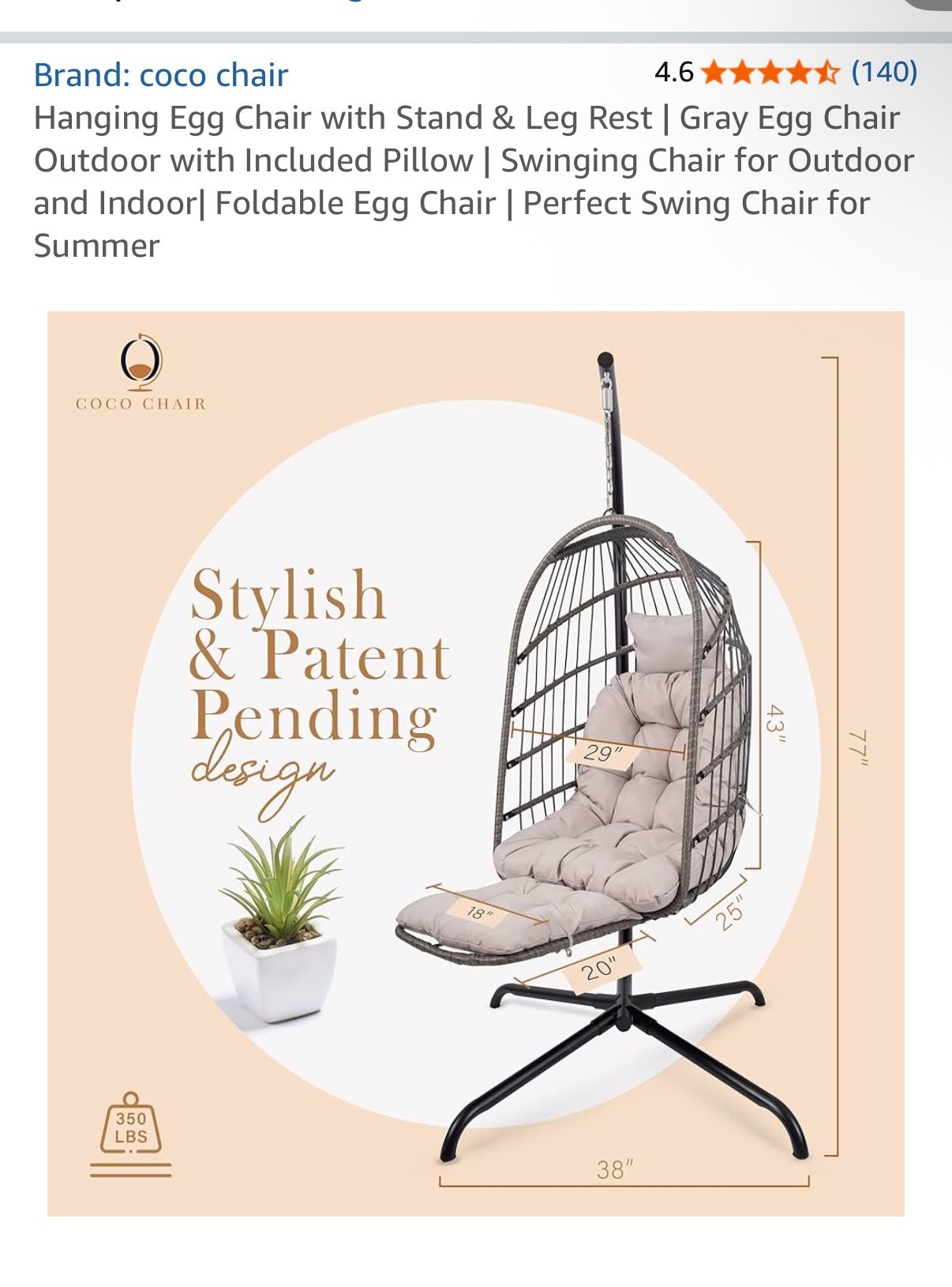 Hanging Egg Chair