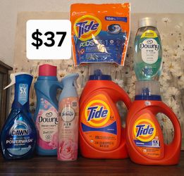 Tide Detergent, Febreze, Downy and Dawn Bundle $37 Near Hosking And Akers #93313