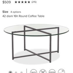 Room And Board classic coffee table