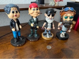 Bobble heads bikers